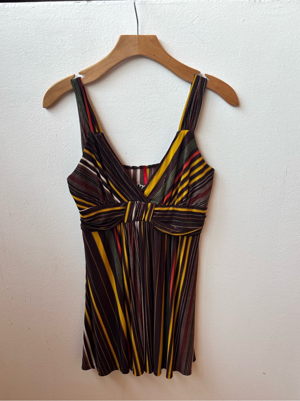 Y2K event Striped babydoll dress